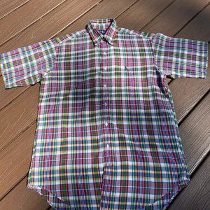 Lightweight Short Sleeve Ralph Lauren Button Up Medium